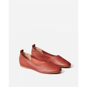 Everlane Day Glove Flats in Brick sz 9
